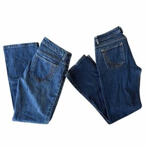 2 pairs of Canyon River Blues Modern Fit Straight and Bootcut Jeans - Size 6 2